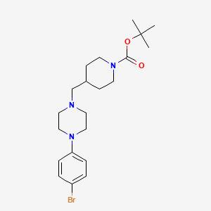 Tert-butyl 4-((4-(4-bromophenyl)piperazin-1-yl)methyl)piperidine-1-carboxylate