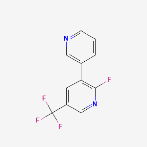 2-Fluoro-3-(pyridin-3-yl)-5-(trifluoromethyl)pyridine