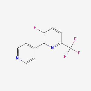 3-Fluoro-2-(pyridin-4-yl)-6-(trifluoromethyl)pyridine
