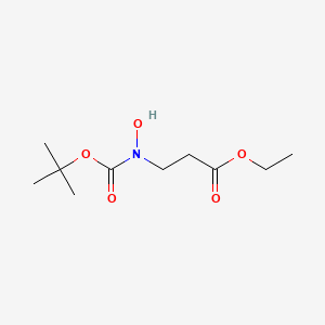 ethyl N-hydroxy-N-tert-butoxycarbonyl-3-aminopropionate