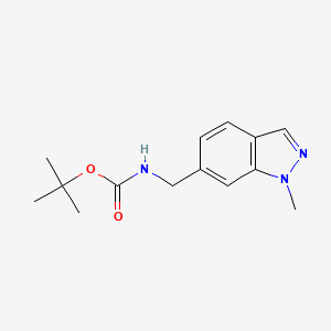 Tert-butyl N-[(1-methylindazol-6-YL)methyl]carbamate