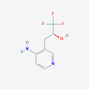 (2R)-3-(4-aminopyridin-3-yl)-1,1,1-trifluoropropan-2-ol