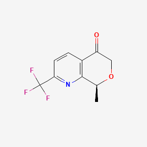 (8S)-8-methyl-2-(trifluoromethyl)-8H-pyrano[3,4-b]pyridin-5-one