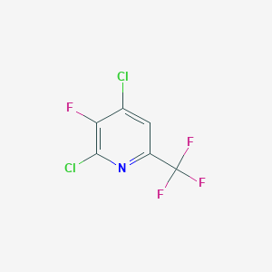 molecular formula C6HCl2F4N B1391128 2,4-Dichloro-3-fluoro-6-(trifluoromethyl)pyridine CAS No. 1214348-14-7