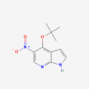 4-tert-butoxy-5-nitro-1H-pyrrolo[2,3-b]pyridine