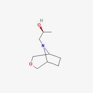 (2S)-1-(3-Oxa-8-azabicyclo[3.2.1]octan-8-YL)propan-2-OL