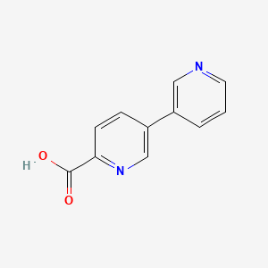 molecular formula C11H8N2O2 B1391133 [3,3'-Bipyridine]-6-carboxylic acid CAS No. 1214339-84-0