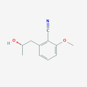 2-[(2S)-2-hydroxypropyl]-6-methoxybenzonitrile