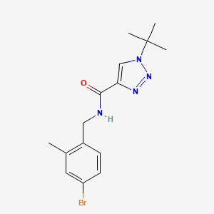 N-(4-bromo-2-methylbenzyl)-1-(tert-butyl)-1H-1,2,3-triazole-4-carboxamide