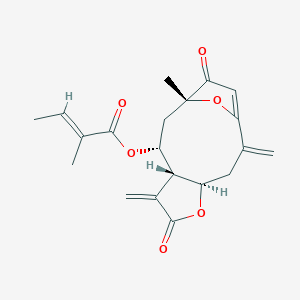 molecular formula C20H22O6 B13911371 Isoatriplicolide tiglate 