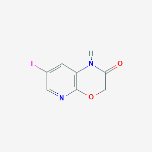 molecular formula C7H5IN2O2 B1391138 7-Iodo-1H-pyrido[2,3-b][1,4]oxazin-2(3H)-one CAS No. 1203499-29-9