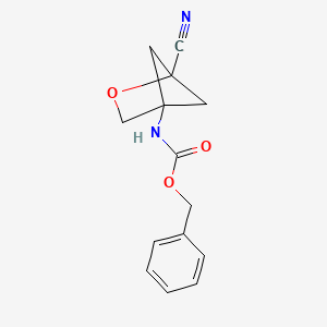 Benzyl N-(1-cyano-2-oxabicyclo[2.1.1]hexan-4-YL)carbamate