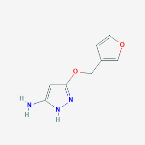 5-(3-furylmethoxy)-1H-pyrazol-3-amine