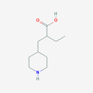 2-(4-Piperidylmethyl)butanoic acid