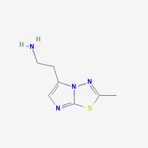 2-(2-Methylimidazo[2,1-b][1,3,4]thiadiazol-5-yl)ethan-1-amine