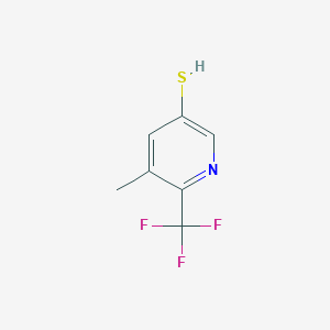 5-Methyl-6-(trifluoromethyl)pyridine-3-thiol