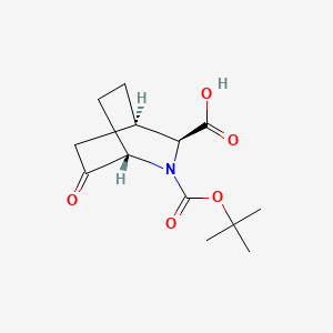 (1S,3S,4R)-2-Tert-butoxycarbonyl-6-oxo-2-azabicyclo[2.2.2]octane-3-carboxylic acid