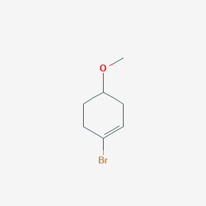 molecular formula C7H11BrO B13911534 1-Bromo-4-methoxy-cyclohexene 