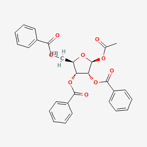 [(2R,3R,4R,5S)-5-acetyloxy-3,4-dibenzoyloxyoxolan-2-yl](113C)methyl benzoate