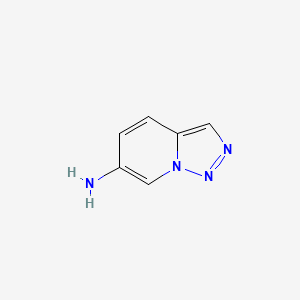 molecular formula C6H6N4 B13911552 [1,2,3]Triazolo[1,5-a]pyridin-6-amine 