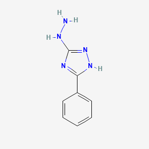 5-hydrazinyl-3-phenyl-1H-1,2,4-triazole