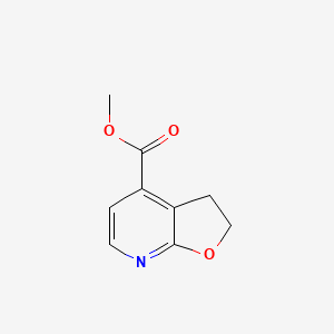 molecular formula C9H9NO3 B13911560 Methyl 2,3-dihydrofuro[2,3-b]pyridine-4-carboxylate 