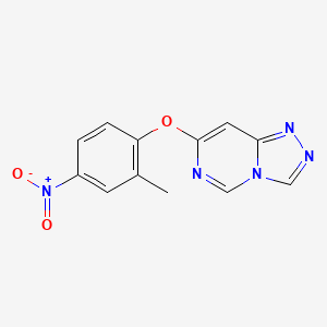 7-(2-Methyl-4-nitrophenoxy)-1,2,4-triazolo[4,3-c]pyrimidine