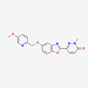 molecular formula C19H16N4O4 B13911609 Chdi-180R CAS No. 1883792-80-0