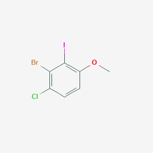 2-Bromo-1-chloro-3-iodo-4-methoxybenzene