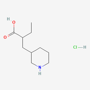 2-(3-Piperidylmethyl)butanoic acid;hydrochloride