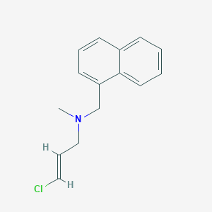 molecular formula C15H16ClN B13911693 (E)-N-(3-chloro-2-propenyl)-N-methyl-1-naphthalenemethanamine CAS No. 134865-58-0