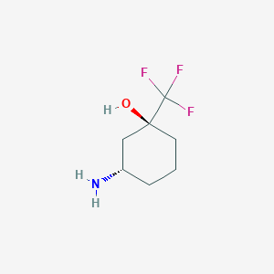 (1S,3S)-3-amino-1-(trifluoromethyl)cyclohexanol