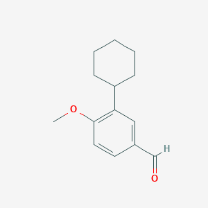 3-Cyclohexyl-4-methoxybenzaldehyde