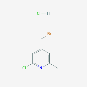 4-(Bromomethyl)-2-chloro-6-methylpyridine hydrochloride