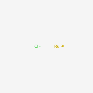 molecular formula ClRu+2 B13911798 Ruthenium(3+);chloride 