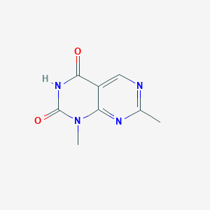 molecular formula C8H8N4O2 B1391181 1,7-Dimethylpyrimido[4,5-d]pyrimidine-2,4(1H,3H)-dione CAS No. 1031577-44-2