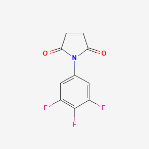 molecular formula C10H4F3NO2 B1391182 1-(3,4,5-三氟苯基)-1H-吡咯-2,5-二酮 CAS No. 1188945-12-1