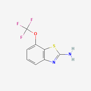 molecular formula C8H5F3N2OS B13911839 7-(Trifluoromethoxy)benzo[d]thiazol-2-amine 