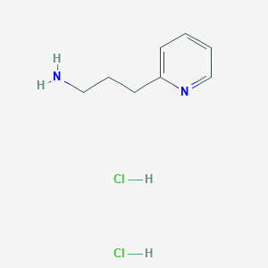 molecular formula C8H14Cl2N2 B1391185 3-Pyridin-2-YL-propylamine dihydrochloride CAS No. 15583-20-7