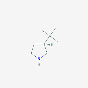 molecular formula C8H17N B13911860 (S)-3-(tert-Butyl)pyrrolidine CAS No. 1260619-48-4