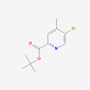 molecular formula C11H14BrNO2 B13911871 tert-Butyl 5-bromo-4-methylpicolinate 