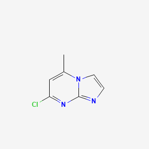 molecular formula C7H6ClN3 B13911888 7-Chloro-5-methyl-imidazo[1,2-A]pyrimidine 