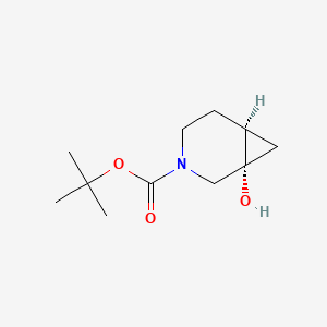 Tert-butyl (1S,6S)-1-hydroxy-3-azabicyclo[4.1.0]heptane-3-carboxylate