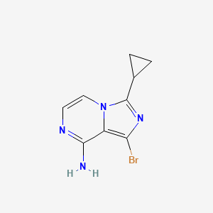 1-Bromo-3-cyclopropylimidazo[1,5-a]pyrazin-8-amine