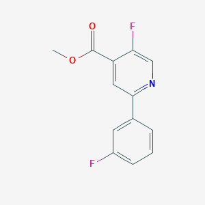 Methyl 5-fluoro-2-(3-fluorophenyl)isonicotinate