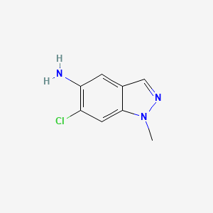 6-Chloro-1-methyl-1H-indazol-5-amine