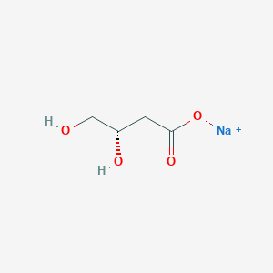 molecular formula C4H7NaO4 B13911964 Sodium (S)-3,4-dihydroxybutanoate 