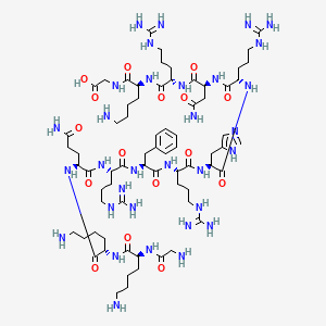 molecular formula C70H122N32O16 B13911969 Vitronectin (367-378) 