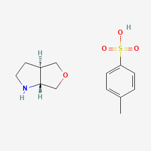 (3aS,6aS)-2,3,3a,4,6,6a-hexahydro-1H-furo[3,4-b]pyrrole;4-methylbenzenesulfonic acid