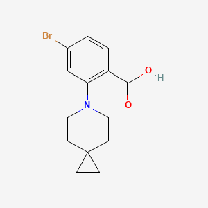 4-Bromo-2-(6-azaspiro[2.5]octan-6-yl)benzoic acid